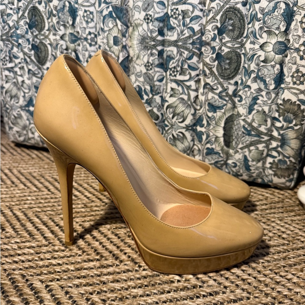 Jimmy Choo Classic Beige Heels
